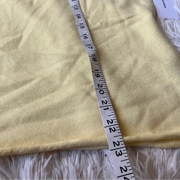 NWT Rumored Butter Yellow Everyday Sweater (XS) – Soft Luxe Minimalist Knit - Picture 10 of 13